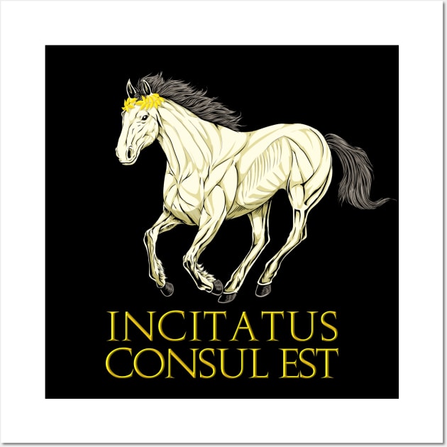 Incitatus Consul Est - Incitatus Wall Art by Modern Medieval Design